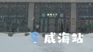 你见过凌晨四点半大雪里的威海站吗？